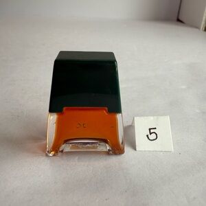 Green and Orange Square Bottle